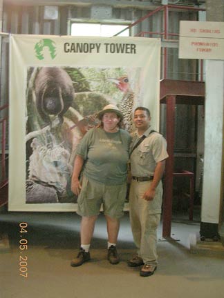 The Canopy Tower entrance in Panama